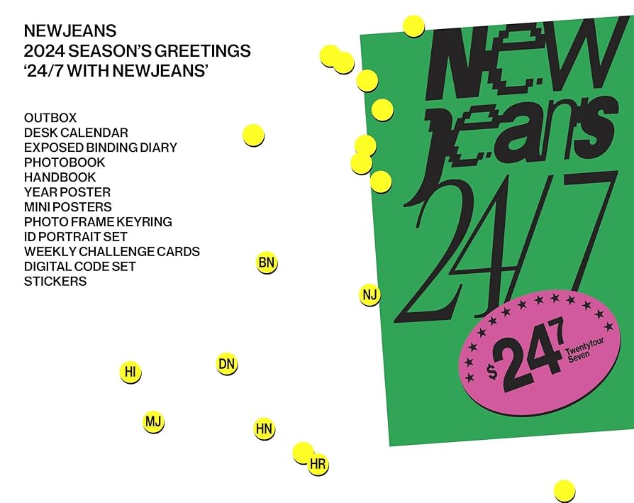【新品】 newjeans 2024 season's greetings NewJeans 2024 Season'S Greetings 24/7 with NEWJEANS Album